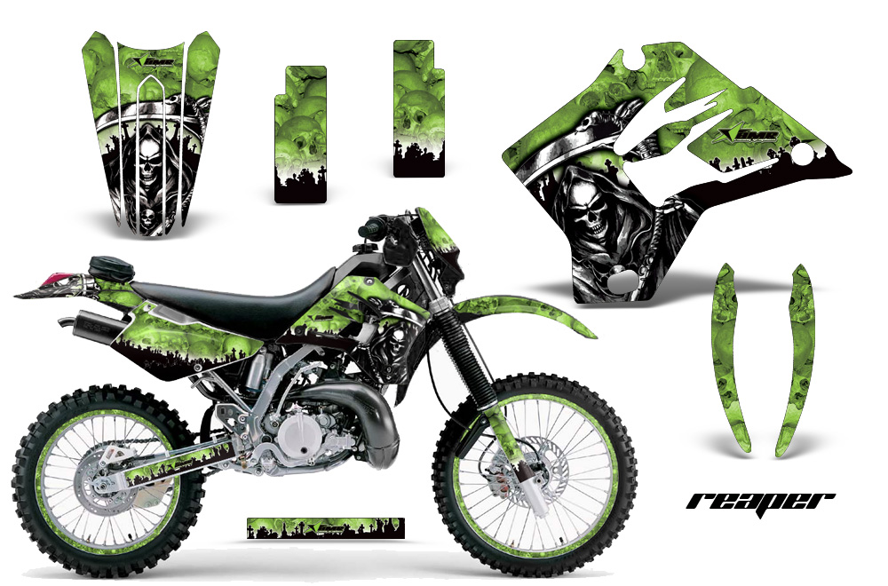 Kawasaki KDX 200 220 95-08 NP Graphic Kit R G